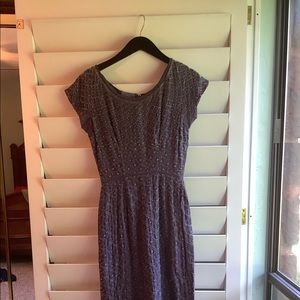 Plum colored beaded dress